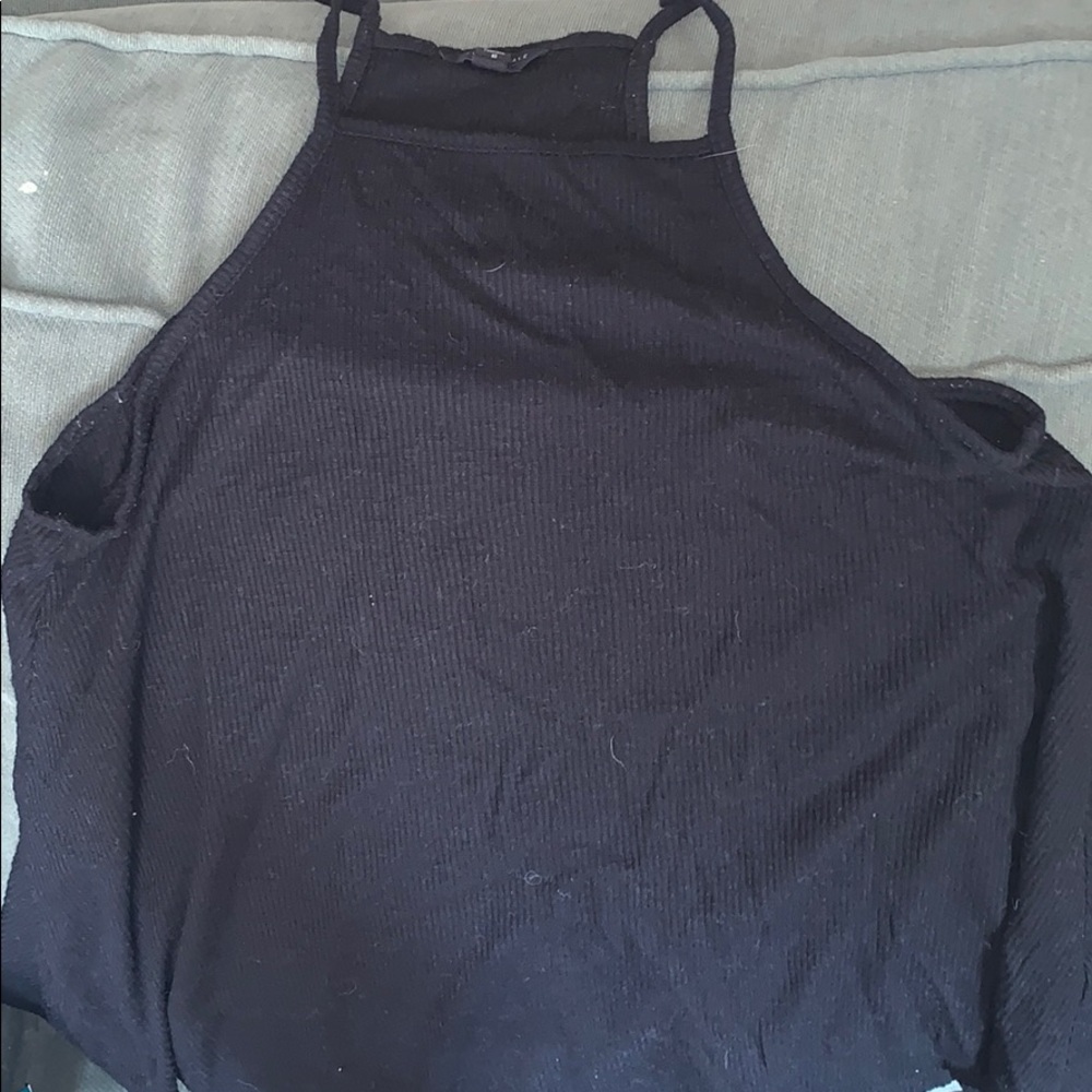 black aeropostale halter top